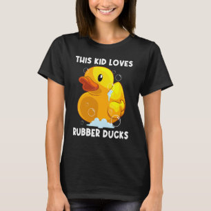 Cute Rubber Duck For Kids Boys Men Rubber Duckie T-Shirt