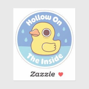 Cute Rubber Duck Hollow On The Inside Funny Sad