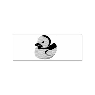 Cute Rubber Duck Thunder_Cove Stamp