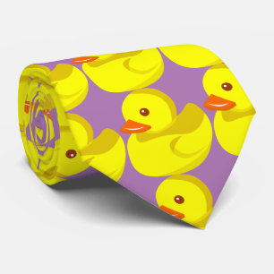 Cute Rubber Duck Thunder_Cove Tie