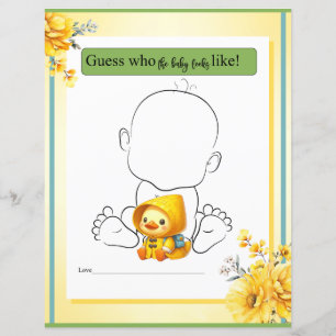 Cute Rubber Duck Who will Baby Look Like Game