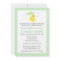 Cute Rubber Ducky Baby Shower Invitation