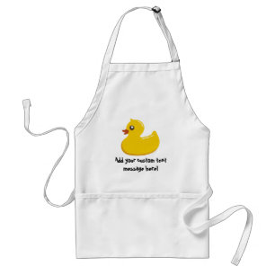 Cute Rubber Ducky/Blue Bubbles Standard Apron