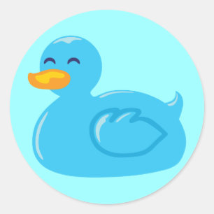 Cute Rubberducky Classic Round Sticker