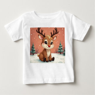 cute Rudolph Baby T-Shirt
