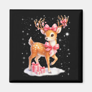 Cute Rudolph Nk Coquette Pajamas Christmas Xmas Gi Magnet