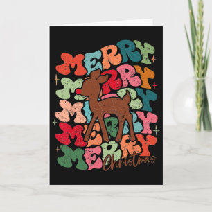 Cute Rudolph The Red Nosed Reindeer Christmas Spec Card
