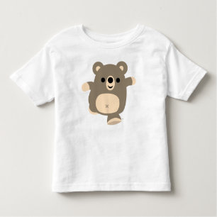 Cute Running Cartoon Bear children T-shirt
