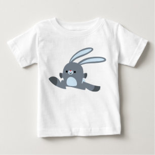 Cute Running Cartoon Rabbit Baby T-Shirt
