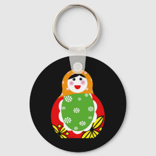 cute Russian nesting doll Key Ring
