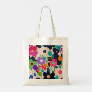 Cute Rustic Floral Prints Colourful Flowers Tote Bag