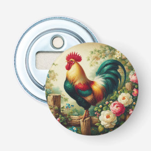 Cute rustic/vintage rooster bottle opener