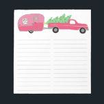 Cute RV Christmas Camper Trailer Grocery Shopping  Notepad<br><div class="desc">Make your shopping lists in style with this customisable grocery shopping,  meal planning or to-do list notepad. Customise or add text to suit your needs. Keep or delete the lines too. Check my shop for more sizes and styles!</div>