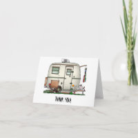 Cute RV Vintage Glass Egg Camper Travel Trailer