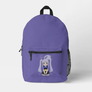 Cute Sad Girl Hand Drawn Illustration – It’s Okay Printed Backpack