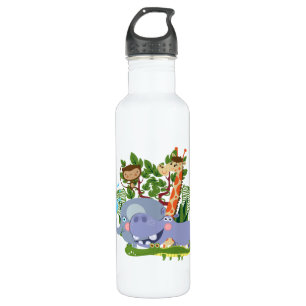Cute Safari Animals 710 Ml Water Bottle