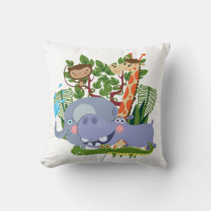 Cute Safari Animals Cushion
