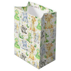 Cute Safari Animals Gift Bag