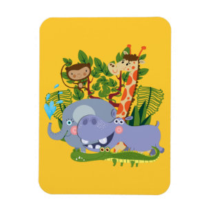 Cute Safari Animals Magnet