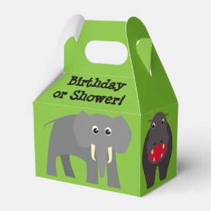 Cute safari favour box