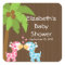Cute Safari Giraffes Multiple Baby Shower Stickers