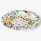 Cute Safari Greenery Jungle Baby Animals Shower