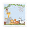 Cute Safari Jungle Animal Birthday Paper Napkins