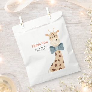 Cute Safari Party Animals Kids Birthday Favour Bag