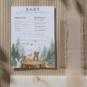 Cute Safari Woodland Baby Prediction & Advice