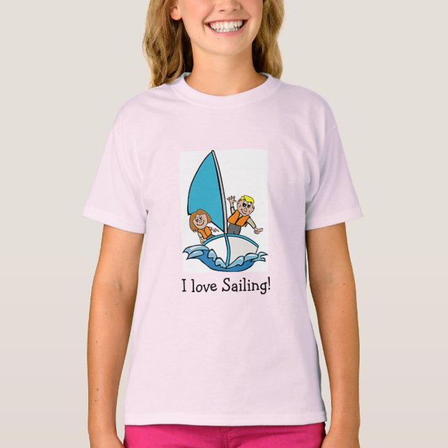 Cute Sailing T-shirt (Front)