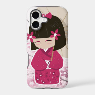 Cute Sakura Kokeshi Doll