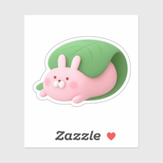 Cute Sakura Mochi Bunny Japanese Sweet Custom Stic