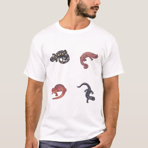 Cute salamander Delight � Cute Animal Art T-Shirt