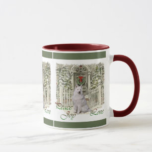 Cute Samoyed Lovers Christmas Gifts Mug
