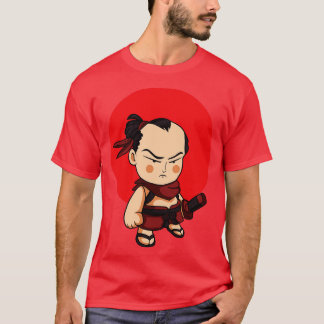 CUTE SAMURAI CARTOON T-Shirt