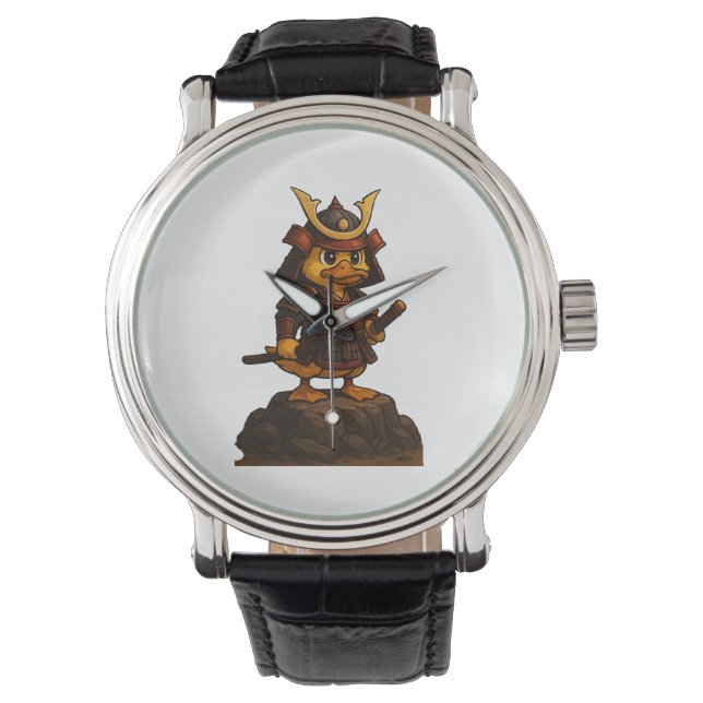 Cute Samurai Duck Watch  (Front)