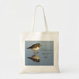 Cute Sandpiper Bird Tote Bag