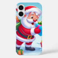Cute Santa and Snowman 