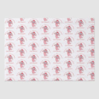 Cute Santa Axolotl Pattern Name Merry Christmas 