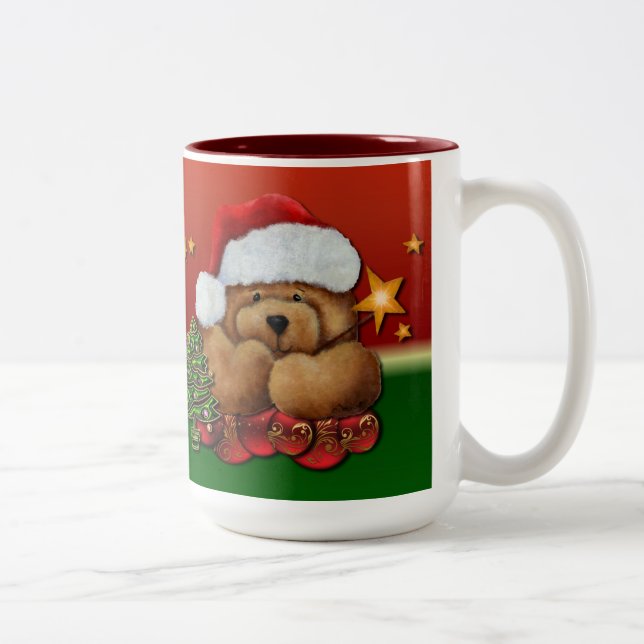 Cute Santa Bear Christmas Mug (Right)