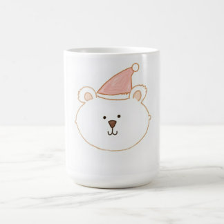Cute santa bear mug