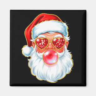Cute Santa Bubble Gum For Women Teen Little Girls Magnet