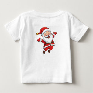 Cute Santa Christmas Design Baby T-Shirt