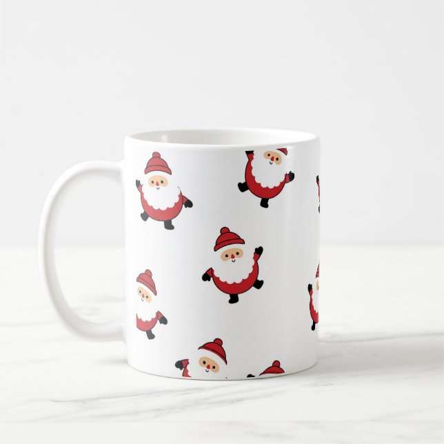 Cute Santa Christmas Mug (Left)