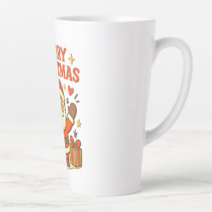Cute Santa Claus Christmas Art – Merry Christmas Latte Mug