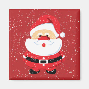 Cute Santa Claus Christmas custom Magnet