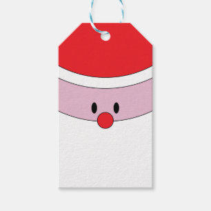 Cute Santa Claus Christmas Gift Tags
