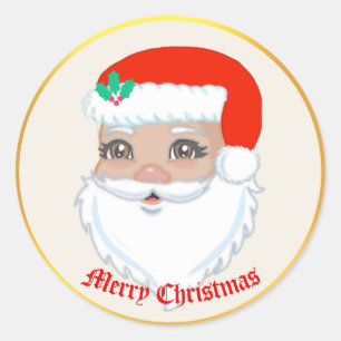 Cute Santa Claus Christmas Sticker