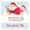 Cute Santa Claus christmas stickers