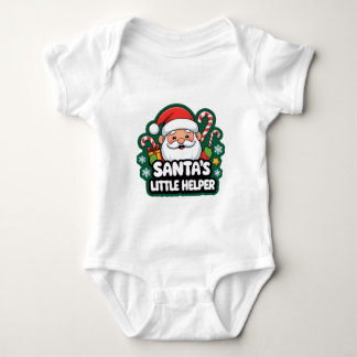 Cute Santa Claus Christmas T-Shirt for Boys & Girl Baby Bodysuit